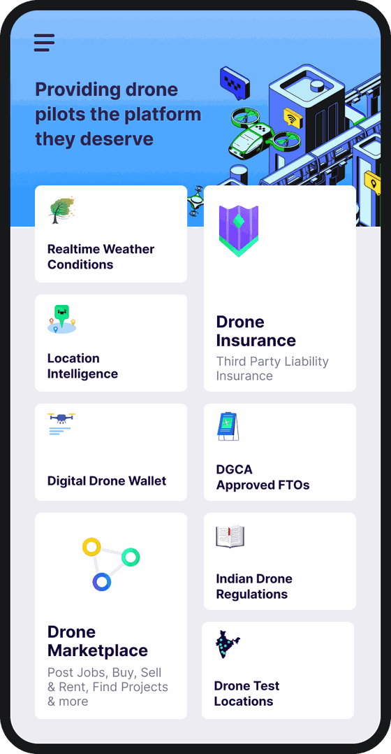 Early app home screen