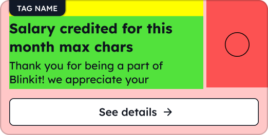 New banner template layout