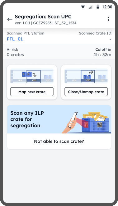 Scan any ILP crate for segregation